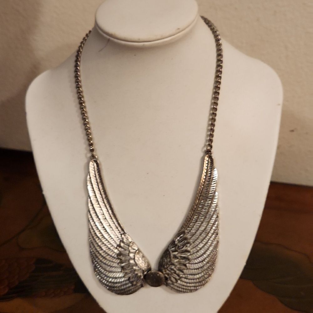 Costume Jewelry Angel Wings Necklace